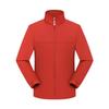 Chaqueta Soft Shell Transpirable de Malla Fina para Hombres y Mujeres, Ropa de Montañismo Impermeable y a Prueba de Viento para Exteriores, Chaqueta de Cuello Alto para Grupo