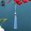 Venda Direta do Fabricante: Pequeno Pingente de Borla de 8cm com Contas e Tampa, Pingente para Pendurar, Pen Drive USB, Hanfu, Bagagem, Marcador de Página, Acessórios