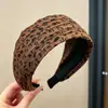 Diadema de Borde Ancho para Otoño e Invierno Estilo Coreano para Mujer Diadema Alta para la Parte Superior de la Cabeza Hace que la Cara Parezca Más Pequeña Sensación de Alta Calidad Pinza para el Cabello Accesorios para el Cabello Antideslizante Pinza para el Cabello Goma para el Cabello