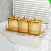 Recipiente de almacenamiento hermético para cocina, apto para alimentos, caja de plástico cuadrada transparente para granos y fideos, a prueba de moho y humedad.