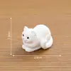 Micro Paisaje Pegatinas Lindas Muñeca Gatito Muñeca Linda Casa de Muñecas Decoración DIY Accesorios para Colgar Adornos Pequeños de Escritorio