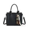 Bolsa de ombro portátil estilo ocidental de alta qualidade, bolsa transversal para mulheres, bolsa de ombro transversal de cor sólida, bolsa de ombro transversal de nicho de estilo simples e de cor sólida