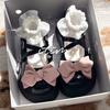 Zapatos Mary Jane de Plataforma de Estilo Británico con Suela Gruesa para Mujer 2024 Otoño Nuevo Lazo Versátil Hebilla de Una Línea Mocasines