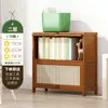 Estantería de Oficina de Madera Maciza de Múltiples Niveles para Almacenamiento Interior en el Hogar con Puerta Estantería para Libros Armario de Almacenamiento para Sala de Estar Estudiante Armario de Almacenamiento