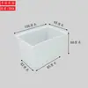 Caixa Quadrada de Tendão de Boi Plástico de Grau Alimentício Resistente a Ácido e Alcalino Tanque de Água Caixa Dobrável de Oxford Espessada Balde Retangular Pode Ser Carrinho