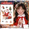 Adesivos de Tatuagem Glitter de Natal Pintura Facial Sonhador de Natal Adesivos de Alta Qualidade Laváveis Celebridade da Internet Não Tóxico Alta Qualidade