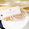 Moda Europea y Americana Elegante Conjunto de Collar, Pendientes y Anillo Pendientes Retro de Alta Gama Personalizados Conjunto de Joyería de 37 Piezas para Mujeres