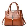Bolso Brillante para Mujer 2022 Invierno Popular Bolso Satchel para Mujer Bolso de Madre Versátil Doble Propósito Estilo Extranjero de Alta Gama Bolso Bandolera de un Solo Hombro