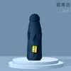 Paraguas de cápsula con 8 varillas 50% de descuento Estuche para gafas de paraguas, compacto, ultraligero, mini, protector solar, recubrimiento negro, parasol y paraguas para lluvia, personalizable