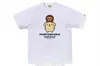Camiseta de Manga Corta de Verano Hellokitty25 Estilo Nuevo Estampado de Letras Milo Corte Holgado para Hombres y Mujeres Parejas
