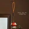 Pingente de Bule de Jacarandá Natural Brinquedo para Alívio do Estresse Chaveiro Estilo Chinês Vintage Peça Artesanal de Mão
