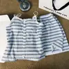 Pijama de Verano para Mujer con Almohadillas en el Pecho, Camisola Sexy con Shorts, Estilo Puro Deseo, Conjunto de Ropa de Casa de Verano sin Mangas con Rayas Finas