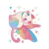 Estilo Ins Europeu e Americano Asas Coloridas Gatinho Capa Adesivos de Tatuagem Nicho Simples Gato Tatuagens Adesivas Impermeáveis de Longa Duração