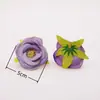 Cabeças de Rosas Artificiais (Rosas Chá Enroladas) Direto do Fabricante para Decoração de Casamento em Cena Externa Parede de Flores Arranjo de Arco