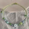 Pulsera Trenzada de Color Brillante Dopamina para Mujer Ajustable Hecha a Mano Accesorios de Aleación Pulsera Pulsera de Buena Suerte Estilo Nuevo