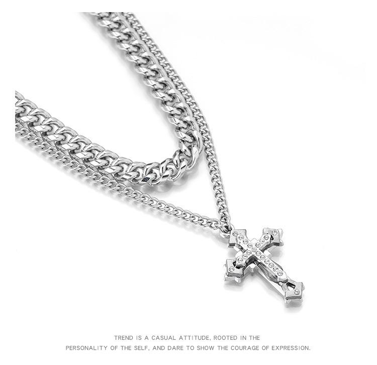 DWX1028-叠戴多层十字架项链-狼_04.jpg