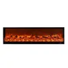 Insertar de chimenea personalizado, chimenea de estilo europeo, llama simulada electrónica, chimenea eléctrica de estilo americano, calentador empotrado decorativo para el hogar
