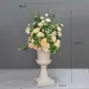 Decoração de Casamento Coluna Romana Adereços de Casamento Vitrine Flores Artificiais Enfeites Vasos de Flores Marcadores de Estrada Flores Cerimônia de Abertura Plástico