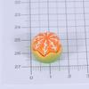 Funda para teléfono con gel cremoso de naranja y fruta de dibujos animados, hecha a mano, con horquillas para el pelo, relleno de resina, accesorios