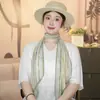 Bufanda Nueva Accesorio estilo francés bufanda de seda, colección de diademas angulados para el cuello, bufanda versátil estilo coreano con textura de calidad