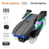 Dron E88 Transfronterizo Doble Cámara Aéreo Plegable Ligero Quadcopter E99 Altura Fija K3 Avión de Juguete con Control Remoto