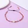 Pulseira Boêmia Transfronteiriça Pulseira de Pérola de Água Doce Natural Joia de Arroz Pulseira Feminina Atacado