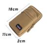 Bolsa popular transfronteriza para hombre para teléfono móvil de exterior, bolsa de cintura para teléfono móvil de gran capacidad, bolsa de cintura para senderismo al aire libre de Amazon, lote para obra