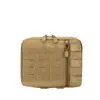 Bolsa de Acessórios Médicos para Exterior Kit de Primeiros Socorros Tático Conveniente Bolsa de Proteção para Esportes ao Ar Livre Bolsa de Sobrevivência na Natureza Cor Preta Militar