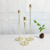 Candelabro de hierro dorado transfronterizo de Amazon, venta al por mayor, cena a la luz de las velas, adornos románticos, decoración del hogar, manualidades creativas.