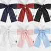Saia Xadrez Jk Camisa Gravata Borboleta Corda Boxer Pena Gravata Borboleta Bolinhas Fofo e Doce Alça Longa Borboleta Grande Acessórios