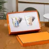 Novo Conjunto de Cerâmica Infantil Presente Castelo de Unicórnio Série Parque de Diversões Tigela Prato Copo de Água Louça Conjunto de Quatro Peças