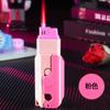 Encendedor inflable a prueba de viento de juguete de rábano moderno, plegable retráctil, personalidad genial, encendedor de cigarrillos para chicas ins