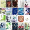 160 Pegatinas Creativas con Portadas de Novela Originales, Materiales de Fondo para Diario DIY de Alta Calidad, Pegatinas Decorativas de Sellado