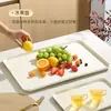 2025 Nova Bandeja Doméstica Jardim de Infância Pão Sobremesa Prato de Jantar Plástico Retangular Xícara Xícara de Chá Prato de Frutas