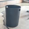 Bote de Basura de Plástico para el Hogar Sala de Estar Cocina Baño Gran Capacidad Sin Tapa Diámetro Grande Anillo Engrosado Cesto de Basura