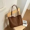 Popular transfronteiriça 2026 nova bolsa de ombro único feminina moda verão versátil bolsa de axila grande capacidade bolsa tote casual