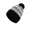 Chapéu de Lã Quente Outono e Inverno para Mulheres Espessado à Prova de Vento Gorro de Tricô Bola de Pelo Tendência