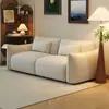Sofá pequeño de lujo ligero para apartamento, sofá de tela vintage pequeño para sala de estar sin estructura de acero