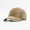 Gorra de Béisbol Vintage con Agujeros para Mujer, Gorra de Béisbol Versátil de Estilo Hip-Hop Suave con Visera Curva para Hombre, Sombrero de Estilo Nuevo