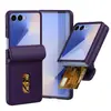 Adequado para Samsung Z Flip 30% de desconto Capa Transparente Empilhável para Celular com Eixo Central e Porta-Cartões Totalmente Envolvente Anti-Queda Capa Protetora Z Flip6