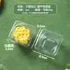 Caixa de Embalagem para Bolo de Feijão Verde, Caixa de Presente para Doces Chineses, Bolo de Lua Pele de Neve, Bolo de Inhame, Caixa Simples Individual em Blister, Caixa para Levar