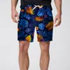 Venda Direta de Fábrica Calças de Cinco Pontos Impressas em 3D Calças Havaianas de Praia Masculinas Shorts para Férias na Beira-Mar Venda Quente Transfronteiriça Novo Estilo