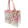 Bolsa de feltro floral criativa, bolsa de mão de grande capacidade, bolsa de feltro portátil e estilosa para passeios, atacado