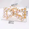 Pinza para el Cabello de Moda, Pinza de Tiburón Grande para Cabello Grueso, Pinza de Garra Estilo Francés para Mujeres, Accesorio para el Cabello de Alta Gama para la Parte Posterior de la Cabeza