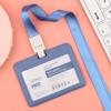 Youhe 6076 Tarjeta de trabajo transparente Tarjeta de trabajo personalizada Juego de tarjetas de identificación Juego de tarjetas de trabajo con cordón Cofre de tarjetas de trabajo Marca de fábrica Juego de tarjetas de comida
