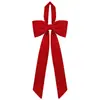 Lazo Grande de Terciopelo Navideño Decoración de Pared Festiva Adorno Colgante para Árbol de Navidad Decoración de Corona Lazo Personalización
