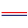 Guirnalda de cubierta de techo tricolor con personalidad para coche, Alemania, Italia y Francia, decoración de cubierta de motor tricolor, pegatinas para coche