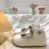 Zapatos con Tacón Oculto para Mujer, Nuevo Estilo Primavera 2026, Lindos Zapatos Mary Jane de Cuero con Punta Redonda y Suela Gruesa, Adecuados para Combinar con Faldas