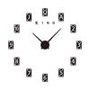Reloj con marco creativo 3D y esfera, pegatinas de pared decorativas para sala de estar y dormitorio, reloj con espejo, moda sencilla
