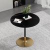 Mesa de Negociação e Conjunto de Cadeiras Rock Board Luxo Leve Moderno Simples Mesa de Reunião Mesa de Recepção Reunião Escritório Doméstico Pequena Mesa Redonda de Jantar